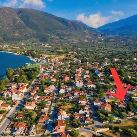Oak Tree, Sea View Apartment, Karavomylos, Cephalonia קרבומילוס